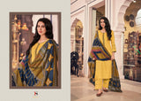 Perigia Collection Pure Pashmina Suit - Yellow