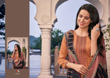 Perigia Collection Pure Pashmina Suit - Orange