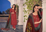 Perigia Collection Pure Pashmina Suit - Red