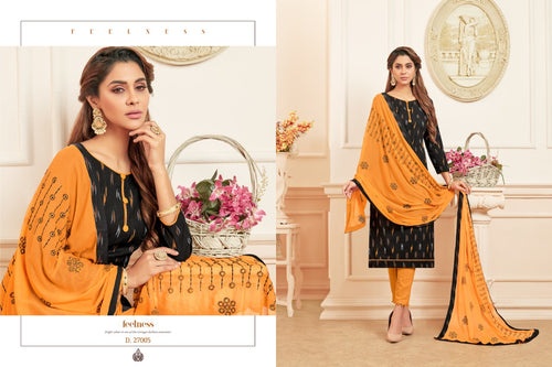 Amsterdam Collection Suit - Orange/Black