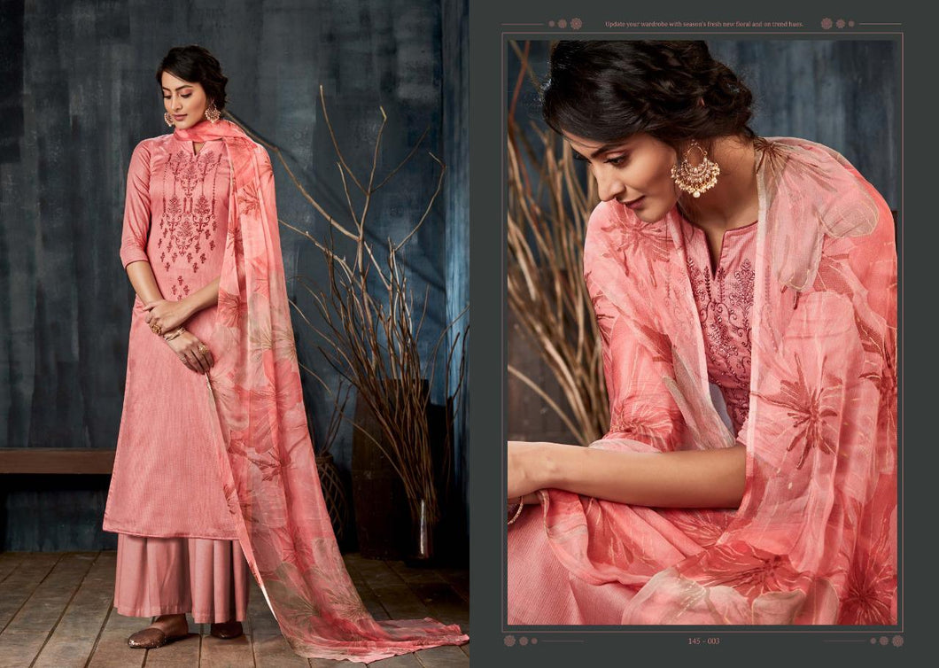 Venice Collection Nikhar Salwar Suit - Polar Pink